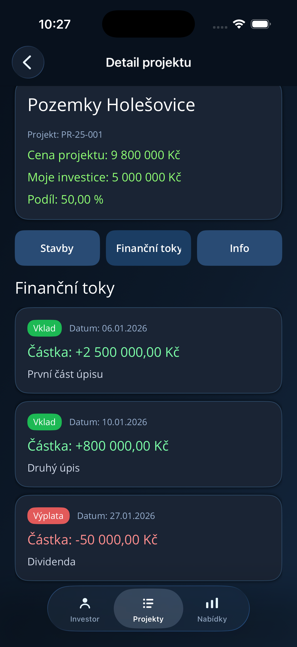 Finanční toky a reporting